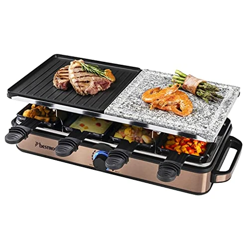 Offerta a tempo: Bestron ARG1200CO - Raclette, in plastica/metallo/acciaio INOX - 66% da 88.99 € a 30.02 €