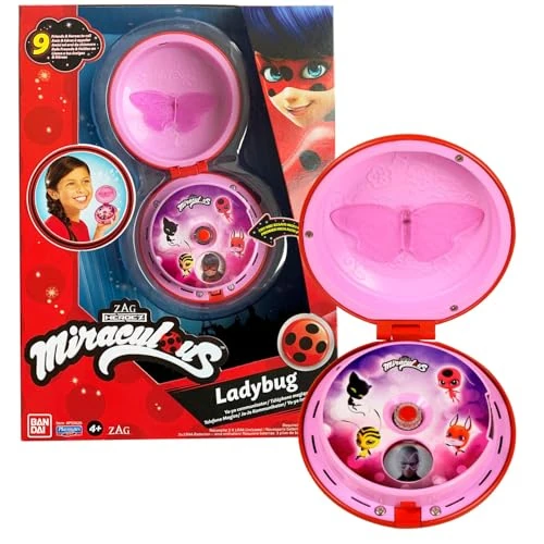 Offre limitee: BANDAI - Miraculous - Téléphone Magique de Ladybug - Accessoire de Role Play pour se déguiser en Ladybug - Jouet Miraculous sonore et Lumineux - Parle Français - Jouet Enfant 4 Ans et + - P50629 de 33.33 EUR a 16.33 EUR (economie 51%)