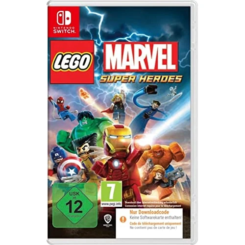 期間限定オファー: LEGO Marvel Super Heroes (Code in a Box) (Nintendo Switch): Hinweis: Nur Downloadcode. Keine Softwarekarte enthalten. 通常価格 36.48 JPY セール価格 31.90 JPY (割引 13%)