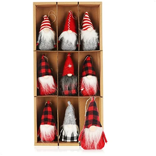 Offre limitee: COM-FOUR® 9X pendentifs Père Noël Haut de Gamme pour l'arbre de Noël, pendentifs Figurines d'arbre de Noël enchanteurs comme tentures d'arbre, décorations de Noël de 13.67 EUR a 13.67 EUR (economie 0%)