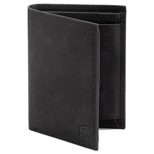 Limited offer: SERASAR | Men's Leather Wallet [Vintage] with RFID Protection | Real Leather | 12 Card Slots | Including Gift Box | Great Gift Idea from 39.99 EUR to 27.19 EUR (save 32%)