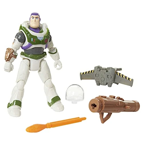 Offerta a tempo: Buzz Lightyear Eroe in Missione Action Figure, da 12,7 cm, con jetpack, lanciamissili, 10 articolazioni mobili e dettagli autentici, Giocattolo per Bambini 4+ Anni, HHJ86 - 50% da 19.99 € a 10.00 €