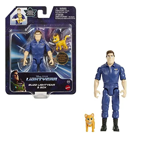 Offerta a tempo: Mattel Disney Pixar Lightyear Buzz Lightyear & Sox Figures, HHJ80 - 44% da 14.99 € a 8.39 €