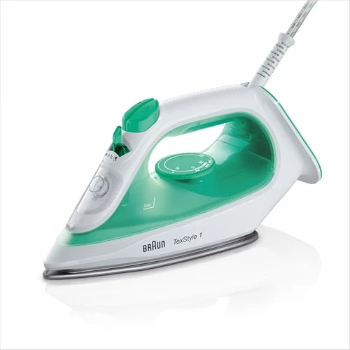 Braun TexStyle 1 SI 1040 GR Steam iron Ceramic soleplate 2000 W Green, White