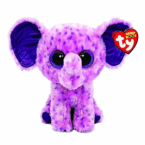 Offre limitee: Ty - Beanie Boo's - Peluche Eva l'Eléphant 15 cm, Violet et Rose, TY36386 de 9.99 EUR a 9.00 EUR (economie 10%)