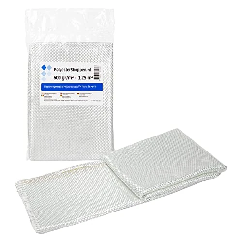 Offerta a tempo: POLYESTERSHOPPEN.NL Tessuto Roving | Tessuto di vetro | 1 m², 600 g/m² | Appositamente progettato per resine in poliestere, resine epossidiche, tappetini in vetroresina - 0.00% da 12.27 € a 12.27 €
