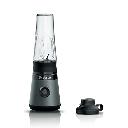 Bosch Hausgeräte Mini Blender VitaPower Series 2 MMB2111S High Speed Mini Blender Up to 40,000 RPM L Leak-Proof Lid Dishwasher Safe Parts 450 W Black