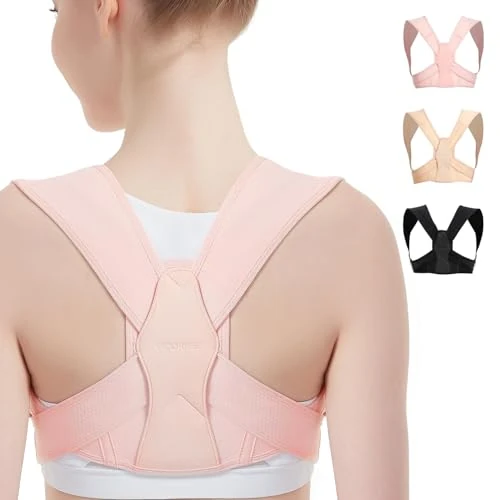 Begrenztes Angebot: Rücken Geradehalter, Verstellbare Schultergurt Haltungskorrektur Damen für Clavicle Unterstützung und die Bereitstellung von Schmerzlinderung von Nacken, Schulter und oberen Rücken (L/XL) von 16.14 EUR auf 16.14 EUR (Rabatt 0%)
