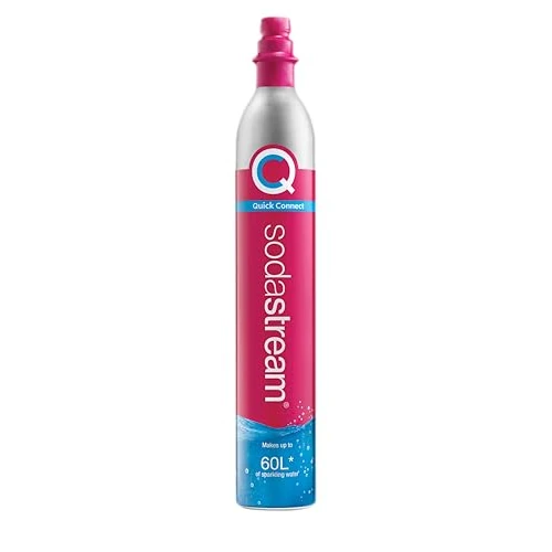 Oferta limitada: SodaStream - Cilindro Adicional de Gas Quick Connect, Modelos Terra y DUO, Exclusivo para Máquinas Gasificadoras de Agua SodaStream, Color Rosa - 60 L de 32.00 EUR a 21.99 EUR (ahorro 31%)