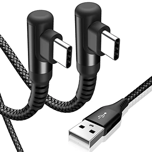 Tijdelijke aanbieding: USB C Kabel 90 Graden,[2 Stuks, 3m] Snel Opladen USB C to USB A,Type C nylon oplaadkabel Charger Kabel voor iphone 17 16 15 Pro Max,Samsung Galaxy S26 S25 S24 S23 S22 S21 S20 S10 S9 Note 20,A72 van 27.99 € naar 27.99 € (0.00% kortin