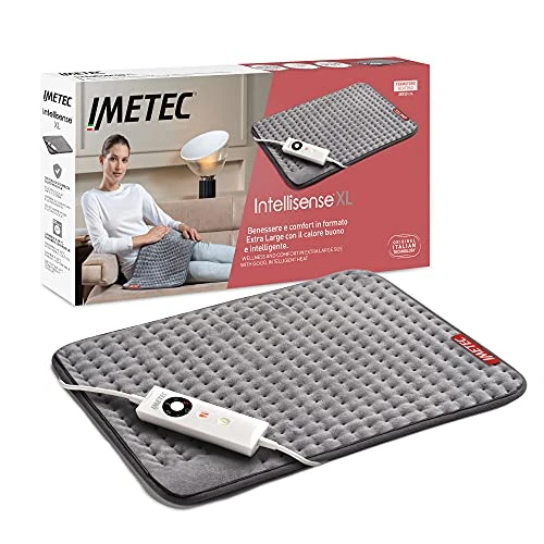 Oferta ograniczona: Imetec Intellisense XL, bardzo duża podkładka grzewcza na plecy i nogi, poduszka termiczna, 38x50 cm, tkanina z mikro pluszu, 5 temperatur, bezpieczny elektroblok, szybkie nagrzewanie, można prać w pralce z 230.33 PLN na 230.33 PLN (zniżka 0%)