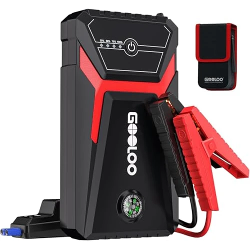 Offerta a tempo: GOOLOO 1500A Avviatore di Emergenza per Auto, 12V Jump Starter - 0.00% da 45.99 € a 45.99 €