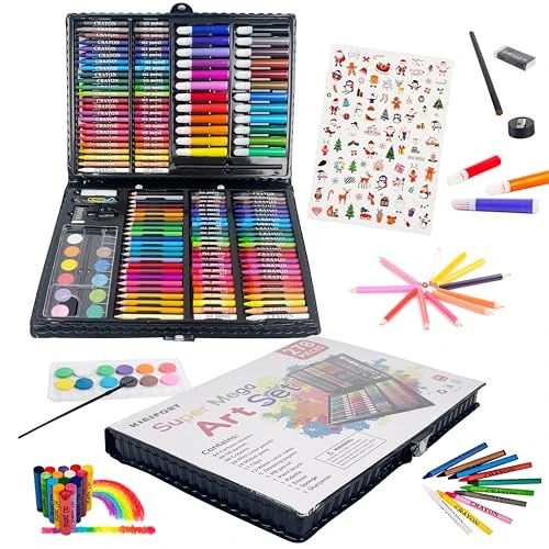 Offre limitée : KINSPORY 278 Pièces Mallette de Dessin et Coloriage Enfant, Kit Art Set avec Sets de Dessin de 17.97 EUR à 15.99 EUR (remise 11%)