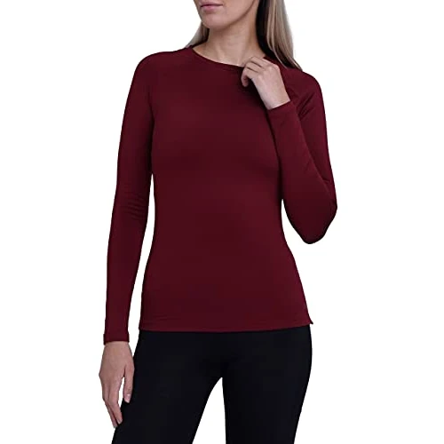 Oferta limitada: TCA Camiseta Termica Mujer Ajustada - Camiseta Térmica Mujer Manga Larga con Tecnología SuperThermal - Camisetas Termicas Compresión de Manga Larga para Running Gym Ciclismo - Cabernet, L de 9.99 € a 9.99 € (ahorro 0.0%)