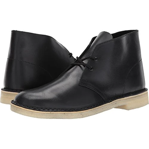 Clarks Heren AtticusLTHiGTX Chukka Boot, Black Leather, 39,5 EU