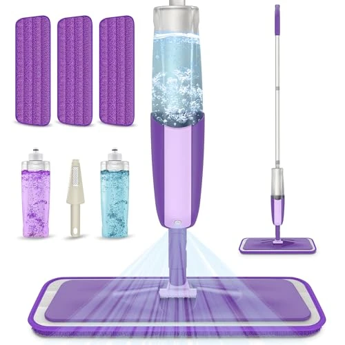 Offre limitée : Balais Serpillère Vaporisateur, MEXERRIS Balai Lave Sol avec Reservoir Spray Mop Professionnel Microfibre Mop Pulvérisateur pour la Maison, la Cuisine, Le Bois Dur, Le Stratifié, Le Bois de 22.54 EUR à 21.41 EUR (remise 5%)