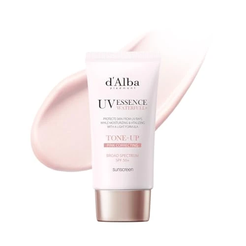 Offerta a tempo: d'Alba Crema solare tone-up Waterfull SPF50+PA++++ al Tartufo Bianco Italiano, Lozione Colorata con Filtri UV Ibridi Vegani, Crema Solare Illuminante e Schiarente Coreano, per Tutti i Tipi di Pelli - 43% da 21.00 € a 12.01 €