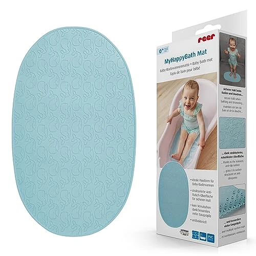 Offerta a tempo: reer - MyHappyBath Mat - Tappetino per vasca da bagno, superficie antiscivolo con motivo di bosco, 42 x 25 cm - 44% da 14.35 € a 7.99 €