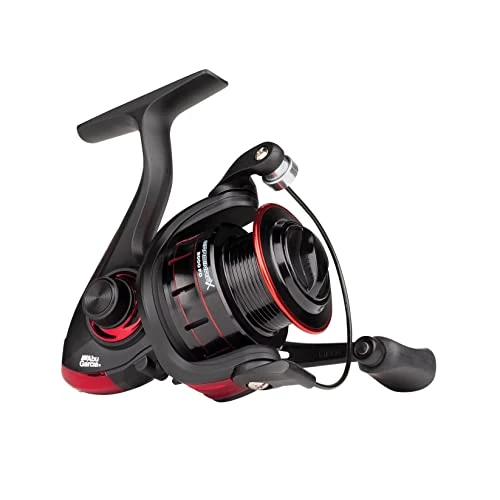 Offerta a tempo: Abu Garcia Cardinal X Mulinello da spinning; taglia 5000, alte prestazioni per la pesca in acqua dolce, design liscio e resistente, ideale per la pesca di trote, persici e lucci, Unisex, nero/rosso - 17% da 39.99 € a 33.09 €