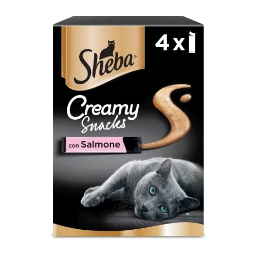 Oferta limitada: Sheba Creamy Snacks - Snacks de salmón cremoso para Gatos, 11 Paquetes de 4 Snacks Cada uno (Total 44 Aperitivos) de 74.47 € a 74.47 € (ahorro 0.00%)