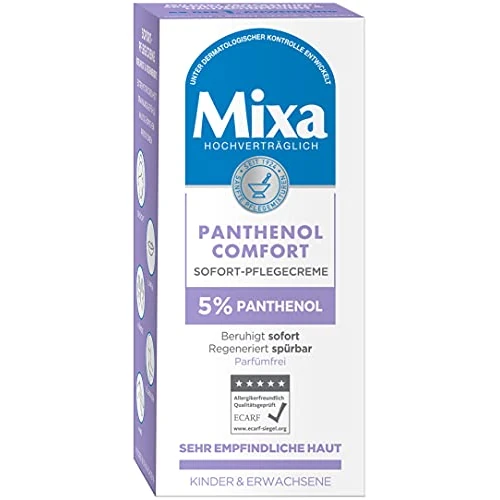 Mixa Natychmiastowy krem pielęgnacyjny, wysoce tolerowany, z pantenolem, do twarzy, ciała i rąk, bez perfum