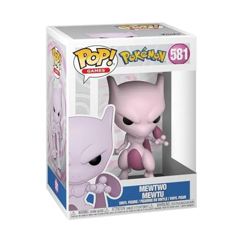 Offre limitee: Funko Pop! Games: Pokemon - Mewtwo - Figurine en Vinyle à Collectionner - Idée de Cadeau - Produits Officiels - Jouets pour Les Enfants et Adultes - Video Games Fans de 15.99 EUR a 15.99 EUR (economie 0%)