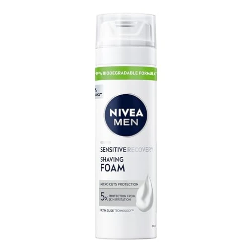 Offre limitée : NIVEA NIVEA Men Sensitive Recovery Mousse à raser régénérante 200 ml de 14.99 € à 14.99 € (0.00% de remise)
