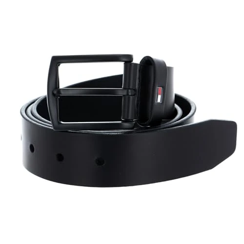 Tommy Hilfiger Mężczyźni Denton Mata 3.5 Pasek, Czarny, 110