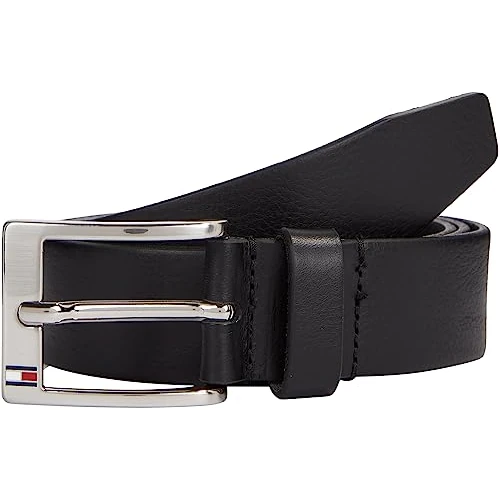 Oferta limitada: Tommy Hilfiger New Aly Belt Am0am08363, Cinturón Hombre, Negro (Black), W110 de 49.90 EUR a 29.95 EUR (ahorro 40%)