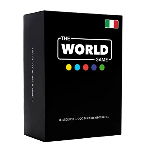 The World Game - Juego de cartas geográficas - Juego de mesa educativo para niños, familias y adultos - Fantástica idea de regalo para niños y niñas