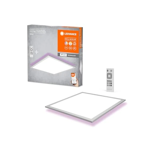 Begrenztes Angebot: Ledvance LED WiFi Deckenleuchte weiß, 28 W 2000LM, 3000-6500K, 45x45 cm, Wandleuchte dimmbar, RGB Technologie, Smart+ Planon, steuerbar über App oder Sprachassistenten wie Alexa oder Google, von 108.40 EUR auf 108.40 EUR (Rabatt 0%)