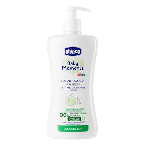 Chicco Kids – Ducha sin raya – Gel de ducha sin ramas, 500 ml