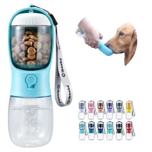 Oferta limitada: Cibaabo - Botella de Agua para Perros con Recipiente de Alimentos, Cuenco portátil para Viajes, para Yorkshire o Gatos, dispensador para Las Necesidades básicas en Caminatas y Senderismo de 21.84 € a 21.84 € (ahorro 0.00%)
