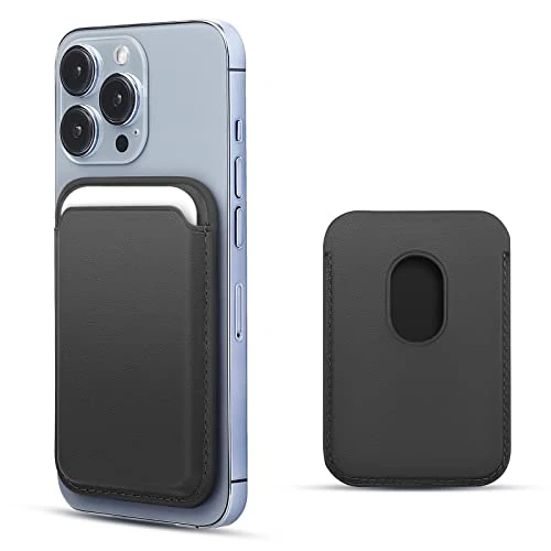 Oferta limitada: WALLFID Funda de Piel con MagSafe, Compatible con iPhone 12/13 Mini/Pro/MAX, Soporte para Tarjetas RFID con imán MagSafe (Negro) de 14.99 EUR a 14.99 EUR (ahorro 0%)