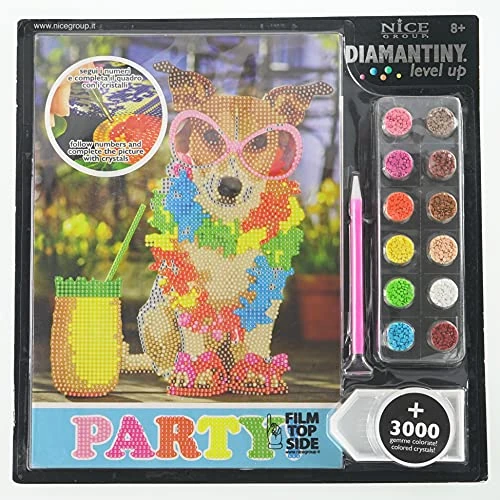 DIAMANTINY Level Up - Pets - Nice Group Creative Art, Diamond Painting Kit, Create The Pets Party Mosaic
