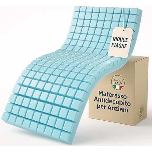 Oferta limitowana: Francegaglia® Materac przeciwodleżynowy dla osób starszych - redukuje odleżyny - materac szpitalny - wysokość 10 cm, model Tiche z 429.68 zł na 429.68 zł (oszczędź 0.00%)