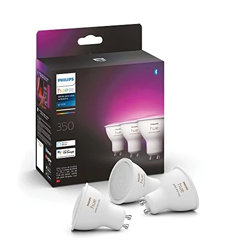 Oferta ograniczona: Philips Hue White and color ambiance 3 sztuki, GU10 Białe i kolorowe światło z 524.51 EUR na 524.51 EUR (znizka 0%)