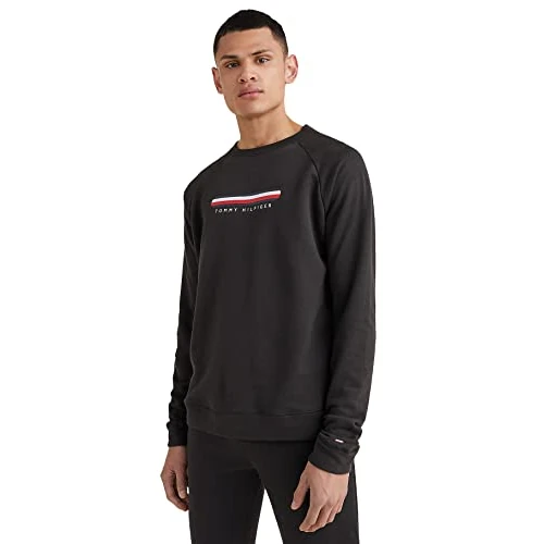 Limited-time offer: Tommy Hilfiger Men's Track Top Um0um02363 Heavyweight Knits, Black (Black), XL from 37.46 GBP to 34.02 GBP (save 9%)