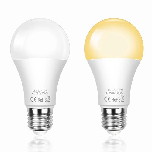 Offerta a tempo: SCNNC Lampadina LED E27 Sensore Crepuscolare 12W Auto On/Off - 0.00% da 18.99 € a 18.99 €