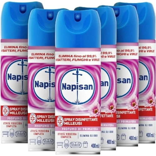 Offerta a tempo: Napisan Spray Disinfettante Milleusi, Disinfettante Spray per Tessuti e Superfici — 24% da 26,34 € a 19,99 €