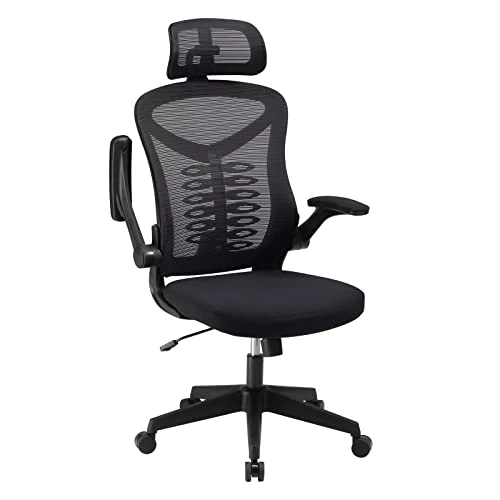 Oferta limitada: Magic Life Silla de Escritorio Sillas de Oficina Reposabrazos abatible de 90 ° Silla ergonómica para computadora Soporte Lumbar Altura Ajustable Giratoria de 360 ° Mecedora (Negro) de 89.99 € a 89.99 € (ahorro 0.00%)