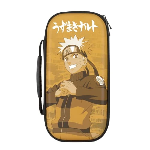 Konix Naruto Shippuden Funda de protección y Transporte para Consolas Nintendo Switch, Switch Lite y Switch OLED - Almacenamiento para 8 Juegos - Diseño de Naruto