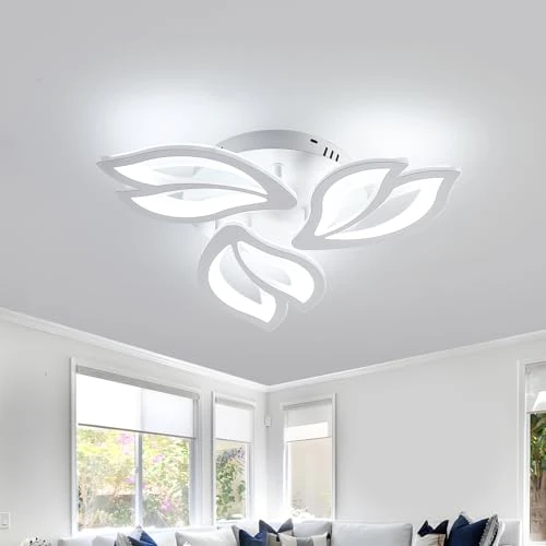 Ledplafondlamp, 40 W, modern, neutraal wit, 6500 K, 4500 lumen, voor woonkamer, slaapkamer en hal