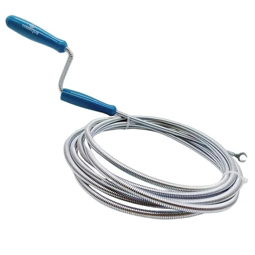 Zeitlich begrenztes Angebot: THORQUE Abflussspirale 5M Ø 6mm| Rohrreinigungsspirale | Umweltfreundliche Lösung für hartnäckige Verstopfungen| Flexible Spirale mit Kralle| Rohrreinigungswelle | Rohrreiniger von 21.97 € auf 21.97 € (0.00% Rabatt)