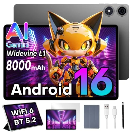 Offerta a tempo: TECLAST P50T Tablet 11" 90Hz Android 16, 16GB+128GB 8000mAh BT 5.2 WiFi 6 - 57% da 299.00 € a 129.99 €