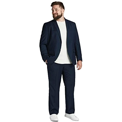 Offerta a tempo: JACK & JONES JPRFRANCO Suit PS Abito (IT, Numero, 62, Plus, Regular, Dark Navy) - 3% da 107.99 € a 104.99 €