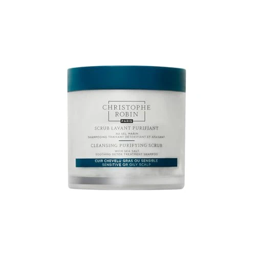Offerta a tempo: Christophe Robin Cleansing Purifying Scrub with Sea Salt 250ml – Exfoliating Scalp Treatment, Removes Impurities & Detoxifies, Soothes & Refreshes Scalp - 24% da 41.20 € a 31.30 €