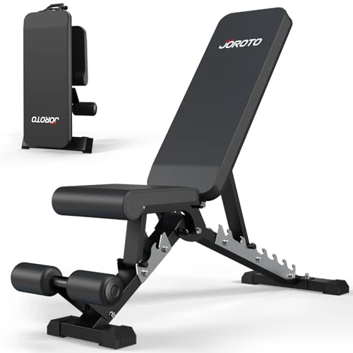 Limited-time offer: JOROTO MD60 Adjustable Weight Bench - 800 Pounds Capacity Workout Bench Strength Training Benches for Full Body Bench Press from 149.99 £ to 149.99 £ (save 0.00%)