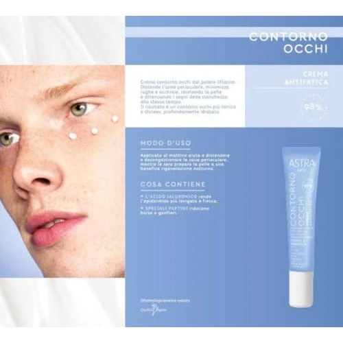 Offerta a tempo: Astra Skin Eye Contour Anti-Fatigue Cream 15Ml, soluzione make-up per routine beauty - 19% da 8.60 € a 6.98 €