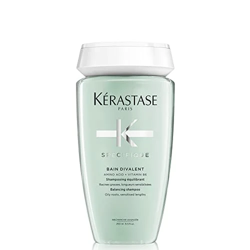 Oferta limitada: Kérastase Spécifique, Champú Equilibrante Desenredante, Para Raíces Grasas y Cabello Sensible, Bain Divalent, 250 ml de 31.50 EUR a 19.85 EUR (ahorro 37%)
